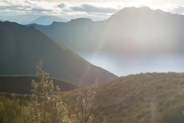 エクアドルの美しい山の湖 南アメリカ — ストック写真