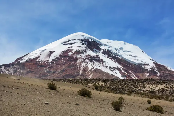 Pico Más Alto Chimboraso Ecuador América Del Sur —  Fotos de Stock