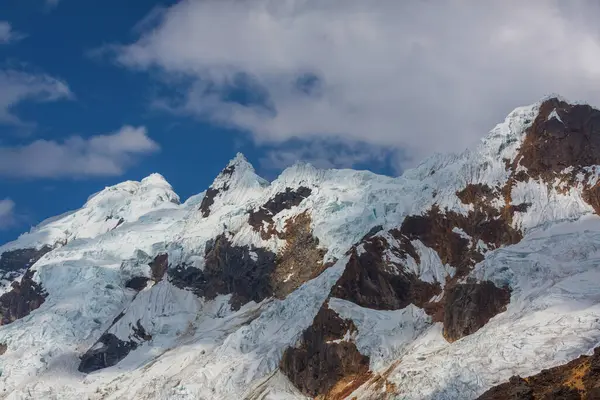 Όμορφα Βουνά Τοπία Cordillera Blanca Περού Νότια Αμερική — Φωτογραφία Αρχείου