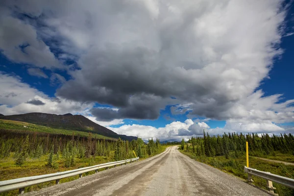 Highway Alaska Stati Uniti — Foto Stock
