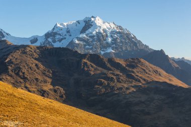 Cordillera Blanca, Peru, Güney Amerika 'daki güzel dağ manzaraları