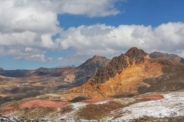 Beautiful Mountains Landscape Andes Southern Cordilleras Peru — Stock Photo, Image
