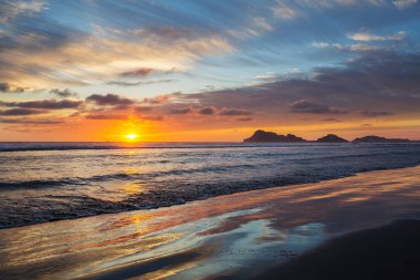 Doğal arkaplan için deniz batımı