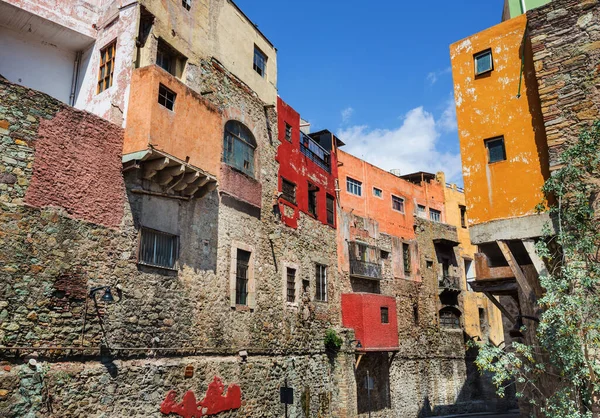 Meksika 'nın ünlü şehri Guanajuato' nun güzel manzarası.