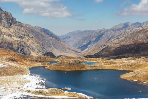 Beautiful Mountains Lake Cordillera Blanca Peru South America — Stock Photo, Image