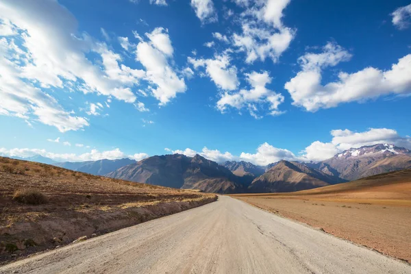 Scenic Road Cordillera Mountains Peru Travel Background — Stock Photo, Image