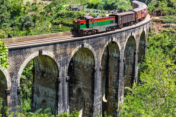 Train Most Picturesque Train Road Sri Lanka — Stock Photo, Image