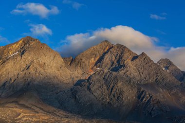 Cordillera Blanca, Peru, Güney Amerika 'daki güzel dağ manzaraları