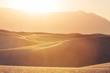 White Sands Ulusal Anıtı, New Mexico, ABD 'de alışılmadık doğal manzaralar