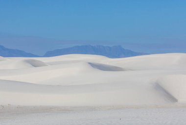White Sands Ulusal Anıtı, New Mexico, ABD 'de alışılmadık doğal manzaralar