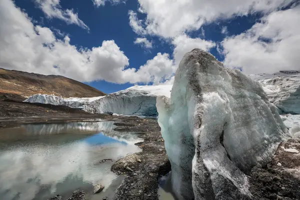 Isberg Sjön Höga Cordillera Blanca Berg Peru Sydamerika — Stockfoto