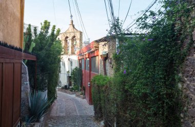 Meksika 'nın ünlü şehri Guanajuato' nun güzel manzarası.