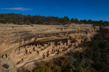 Mesa Verde Ulusal Parkları 'ndaki Cliff evleri, Colorado, ABD