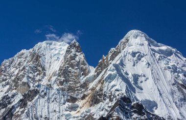 Cordillera Blanca, Peru, Güney Amerika 'daki güzel dağ manzaraları