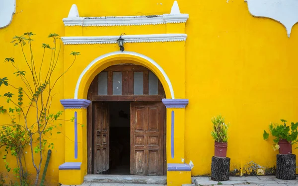 Colonial architecture in small mexican city