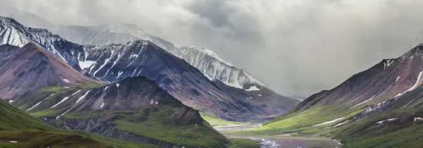 Denali Mckinley Gipfel Alaska Usa — Stockfoto