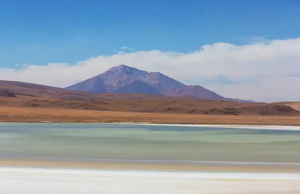Lago Altiplano Cordillera Los Andes Bolivia Sudamérica — Foto de Stock