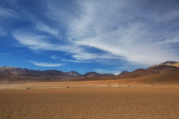 史诗萨尔瓦多大理沙漠 玻利维亚不同寻常的自然景观 — 图库照片