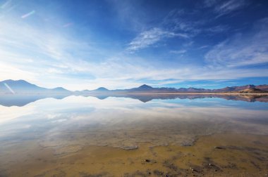 Atacama Çölü, Kuzey Şili 'deki güzel doğal manzaralar.
