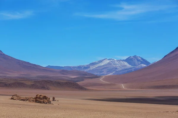Epic Salvador Dali Desert Unusual Natural Landscapes Bolivia — Stock Photo, Image