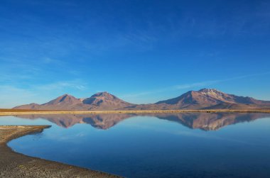 Atacama Çölü, Kuzey Şili 'deki güzel doğal manzaralar.