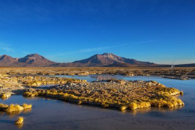 Atacama Çölü, Kuzey Şili 'deki güzel doğal manzaralar.