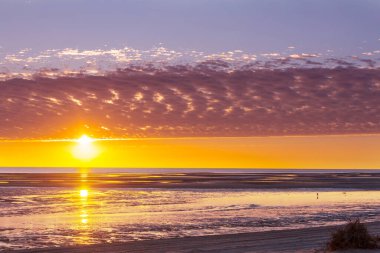 Doğal arkaplan için deniz batımı