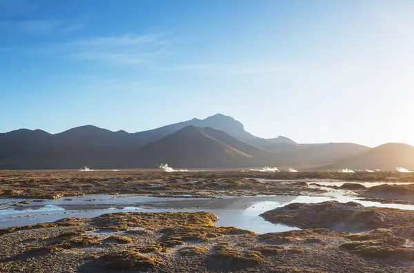 Natuurlijke Hete Lente Atacama Woestijn Chili Zuid Amerika — Stockfoto