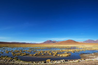 Atacama Çölü, Kuzey Şili 'deki güzel doğal manzaralar.