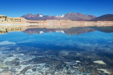 Atacama Çölü, Kuzey Şili 'deki güzel doğal manzaralar.