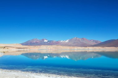 Atacama Çölü, Kuzey Şili 'deki güzel doğal manzaralar.