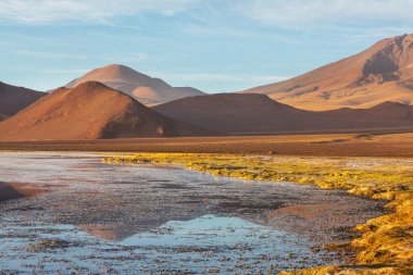 Atacama Çölü, Kuzey Şili 'deki güzel doğal manzaralar.