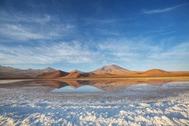 Atacama Çölü, Kuzey Şili 'deki güzel doğal manzaralar.