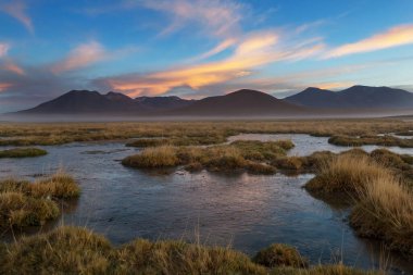 Atacama Çölü, Kuzey Şili 'deki güzel doğal manzaralar.