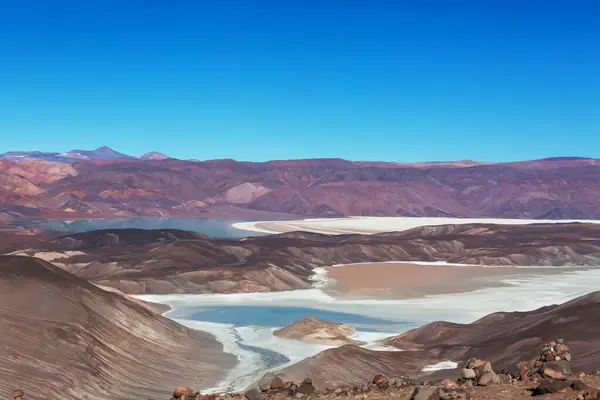 阿根廷北部美丽的风景 美丽而鼓舞人心的自然景观 — 图库照片