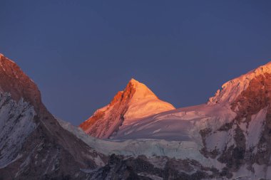 Cordillera Blanca, Peru, Güney Amerika 'daki güzel dağ manzaraları
