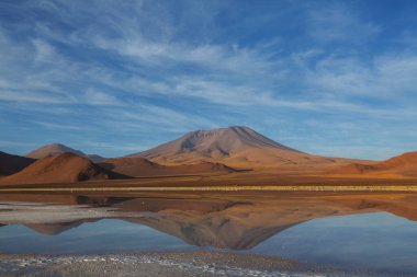 Atacama Çölü, Kuzey Şili 'deki güzel doğal manzaralar.