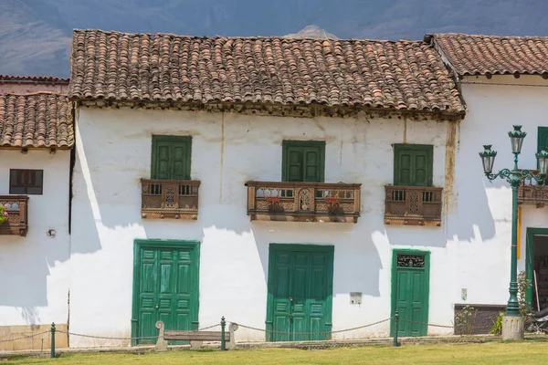 Colonial architecture in ancient city, Peru, South America