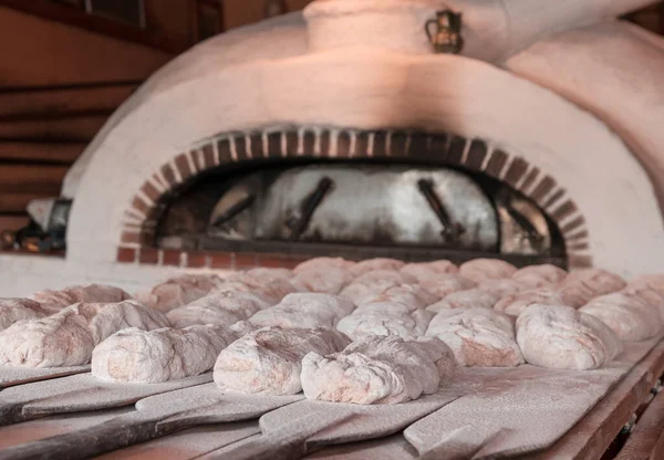 Hand Made Bread Prepared Oven Baking — Stockfoto