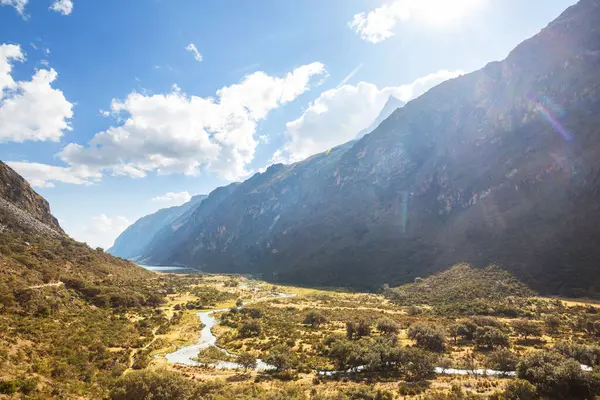 Beautiful Mountains Landscapes Cordillera Blanca Peru South America — Stock Photo, Image