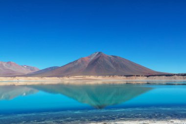 Atacama Çölü, Kuzey Şili 'deki güzel doğal manzaralar.