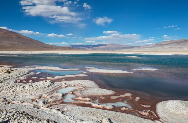 Fantastické Scenérie Severní Argentiny Krásné Inspirující Přírodní Scenérie Laguna Verde — Stock fotografie