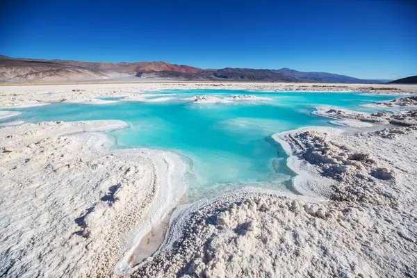 Fantastyczne Malownicze Krajobrazy Północnej Argentyny Piękne Inspirujące Krajobrazy Naturalne Laguna — Zdjęcie stockowe