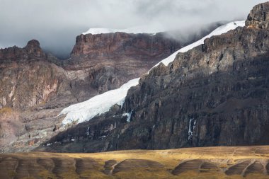 Cordillera Blanca, Peru, Güney Amerika 'daki güzel dağ manzaraları