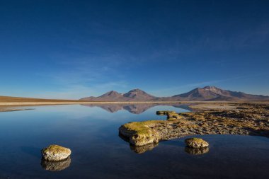 Atacama Çölü, Kuzey Şili 'deki güzel doğal manzaralar.