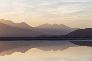 Atacama Çölü, Kuzey Şili 'deki güzel doğal manzaralar.