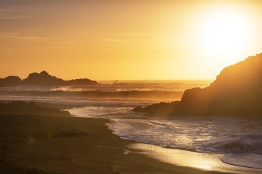 Doğal arkaplan için deniz batımı