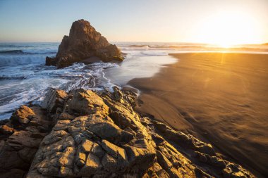 Doğal arkaplan için deniz batımı
