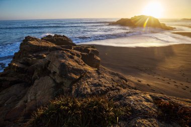 Doğal arkaplan için deniz batımı