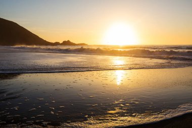 Doğal arkaplan için deniz batımı